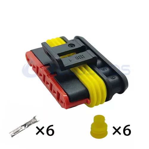 Automobile Waterproof Wiring Harness Connector Plug 282090-1 - image 4